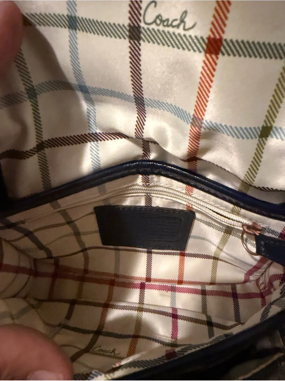 Vintage Coach Bleecker Signature Denim Jessie Swing Bag